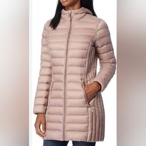 Aventure Women's Down Puffer Coat - Tan